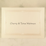 Pearl Embossed Borders and Monograms